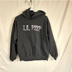 Lil Peep Black Graphic Hoodie Sweatshirt Size M